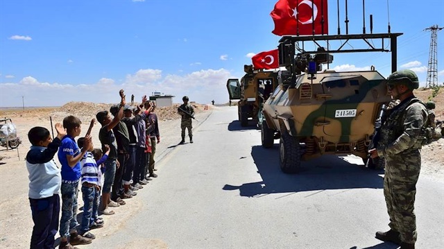 Türk askeri Münbiç'te.