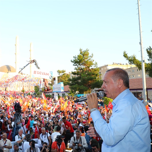 AK Parti'nin 20 Haziran Mardin mitinginden kareler