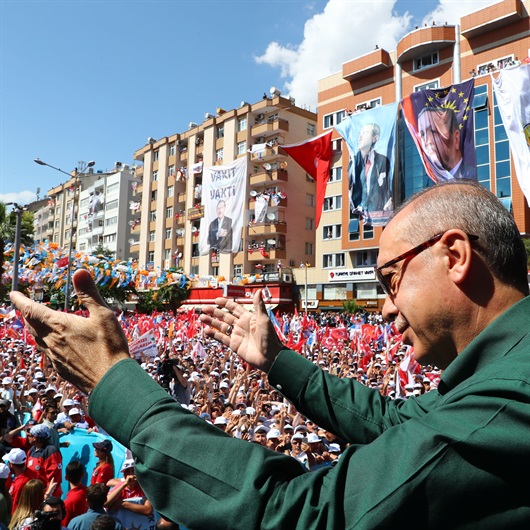 AK Parti'nin 21 Haziran Kahramanmaraş mitinginden kareler