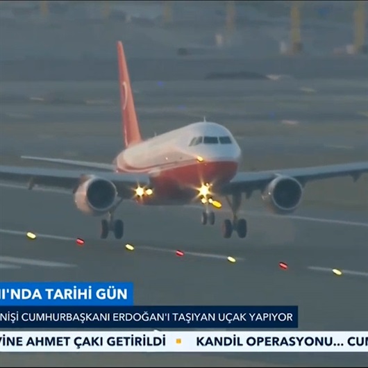 Üçüncü havalimanı'nda tarihi anlar