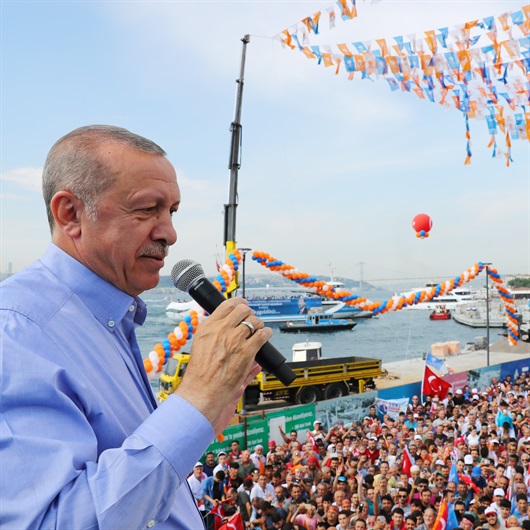 AK Partinin 22 Haziran ilçe mitinglerinden kareler
