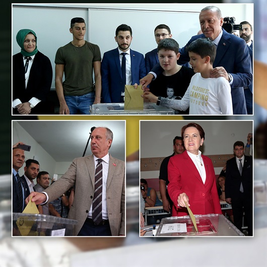Siyasiler sandık başında