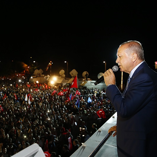 Cumhurbaşkanı Erdoğan halka hitap etti