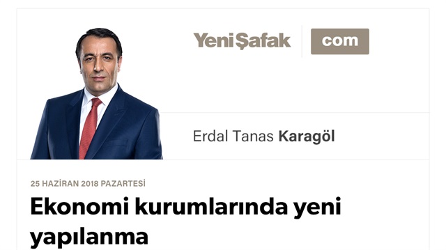 Ekonomi kurumlarında yeni yapılanma