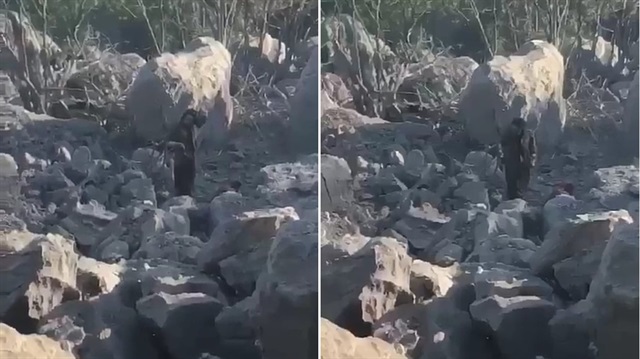 Bitlis'te kadın terörist sağ yakalandı.