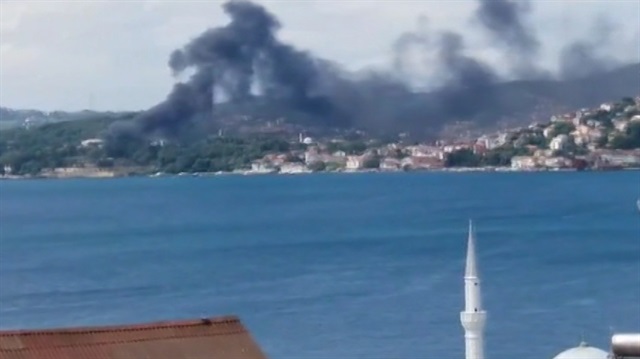 Beykoz'da yangın