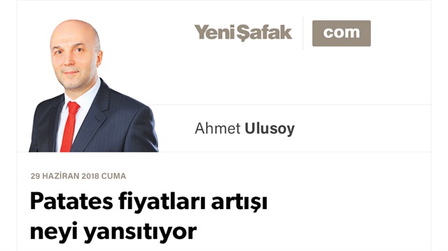 Patates fiyatları artışı neyi yansıtıyor