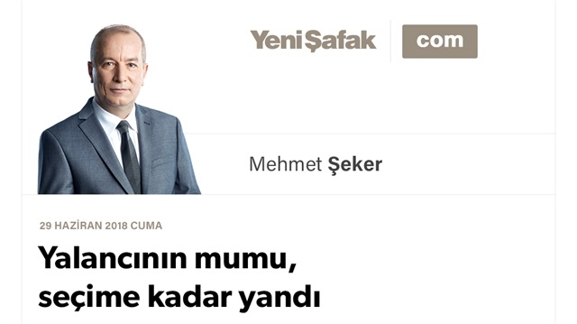 Yalancının mumu, seçime kadar yandı