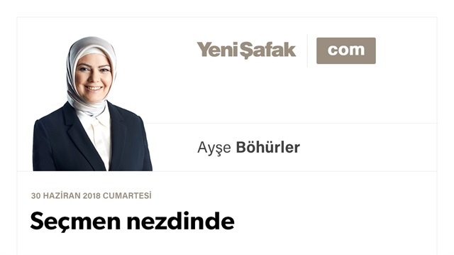 Seçmen nezdinde