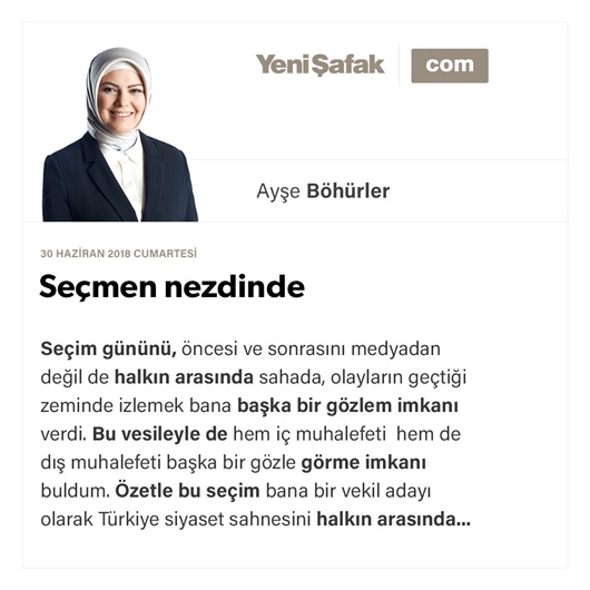 Seçmen nezdinde