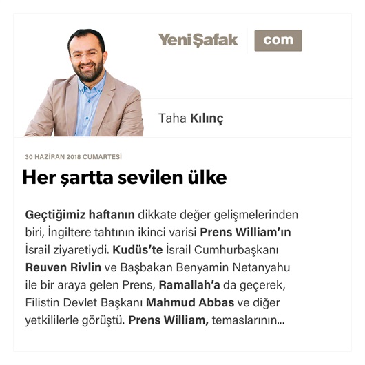 Her şartta sevilen ülke