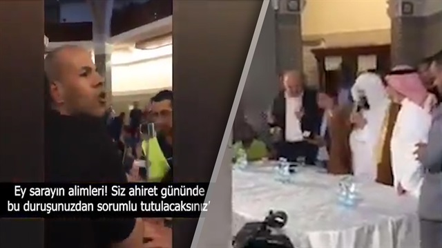 Kabe imamını şoke eden protesto: Ey Amerikanın kölesi!