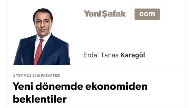 Yeni dönemde ekonomiden beklentiler