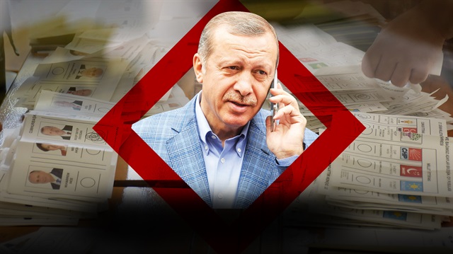 Harita: Seçim gecesi Erdoğana gelen telefon