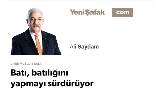 Batı, batılığını yapmayı sürdürüyor