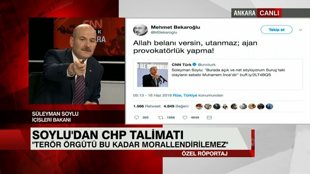 Süleyman Soyludan Bekaroğluna cevap