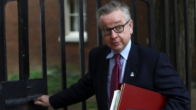 Britain's Secretary of State for Environment, Food and Rural Affairs Michael Gove