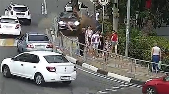 Uykulu sürücü dehşet saçtı