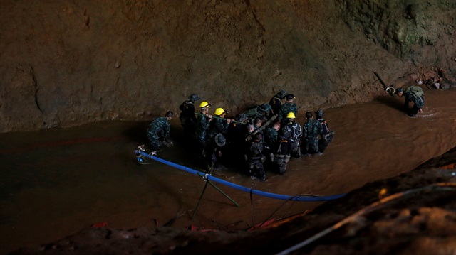Mağarada mahsur kalan çocukların 15. günü