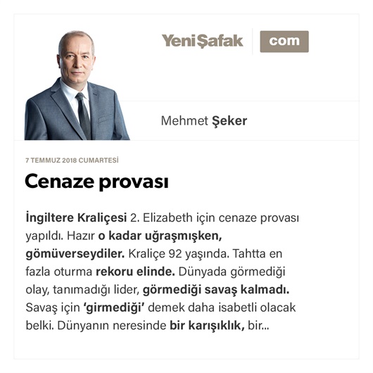 Cenaze provası