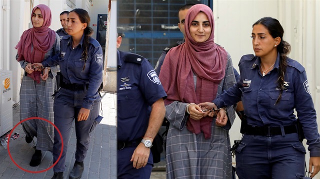 İsrail zindanlarındaki Ebru Özkan mahkemeye prangalı çıkarıldı!