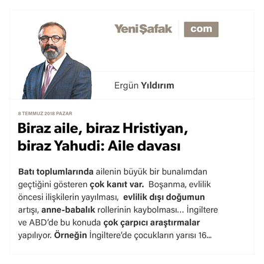 Biraz aile, biraz Hristiyan, biraz Yahudi: Aile davası
