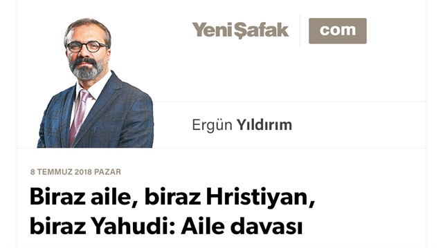 Biraz aile, biraz Hristiyan, biraz Yahudi: Aile davası