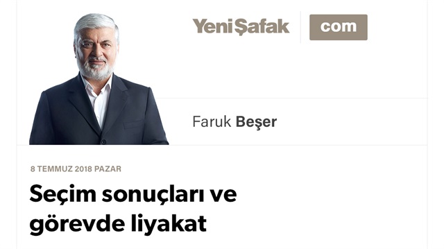 Seçim sonuçları ve görevde liyakat