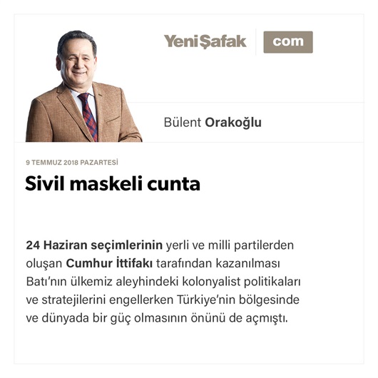 Sivil maskeli cunta