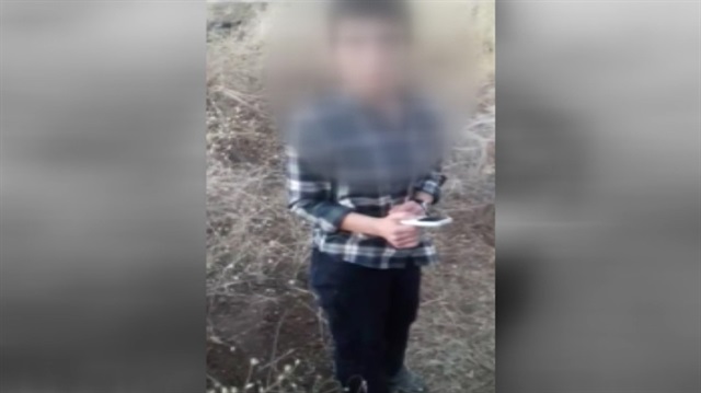 Şırnakta kadın teröristin teslim olma anı kamerada