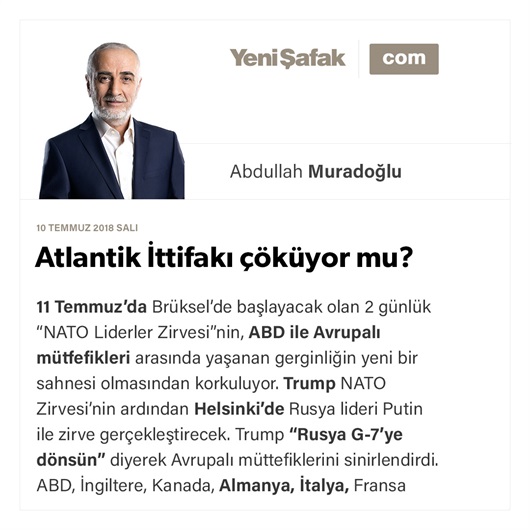 Atlantik İttifakı çöküyor mu?
