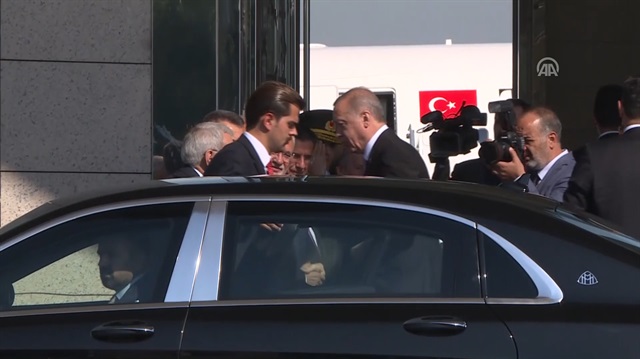 Başkan Erdoğan Azerbaycan'a uğurlandı
