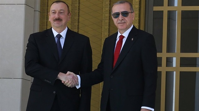 President of Azerbaijan Ilham Aliyev and President of Turkey Recep Tayyip Erdoğan.