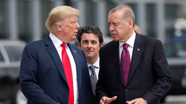 Başkan Erdoğan ve Trump NATO zirvesinde bir araya geldi