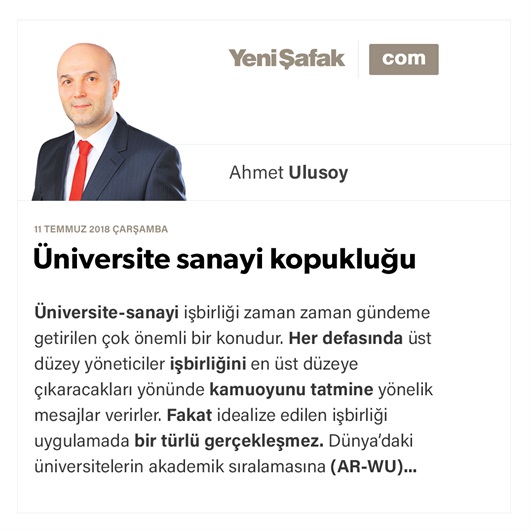 Üniversite sanayi kopukluğu