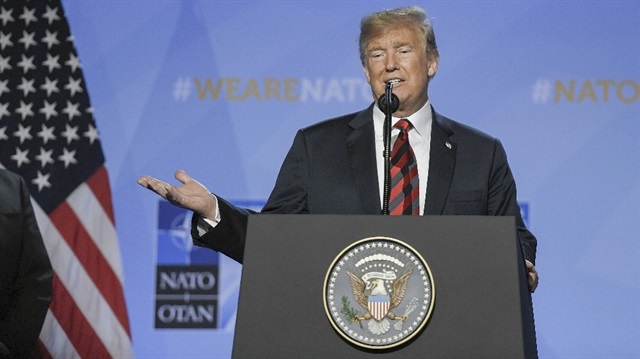 ABD Başkanı Donald Trump, NATO zirvesinde Olağanüstü Oturum açıklaması yaptı.