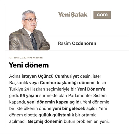 Yeni dönem