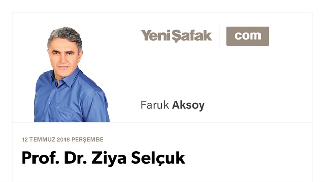 Prof. Dr. Ziya Selçuk