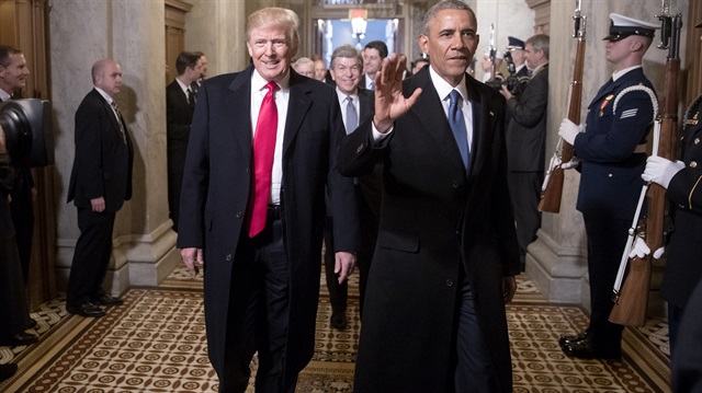 ABD Başkanı Donald Trump ve Barack Obama
