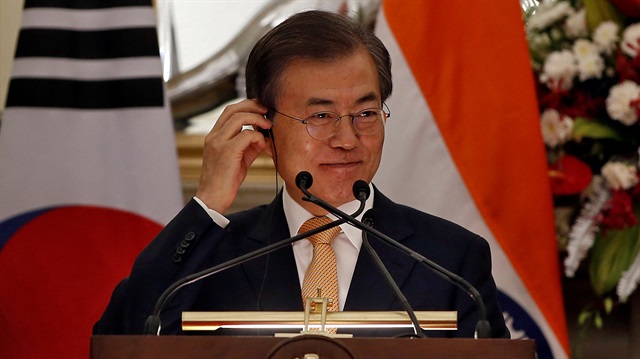 File photo: South Korea's President Moon Jae-in 