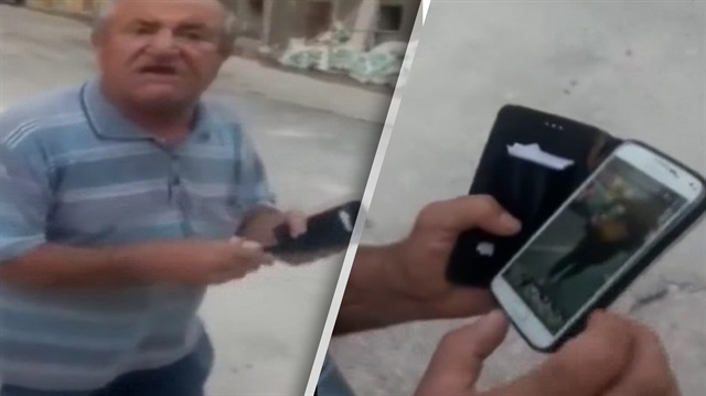 Kendisini kayda aldığını fark eden kadın, tacizciyi böyle rezil etti
