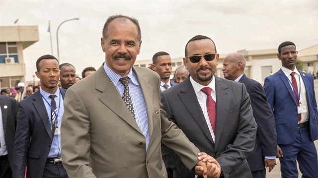 File photo: Eritrean President Isaias Afwerki and Ethiopia's Prime Minister Abiy Ahmed