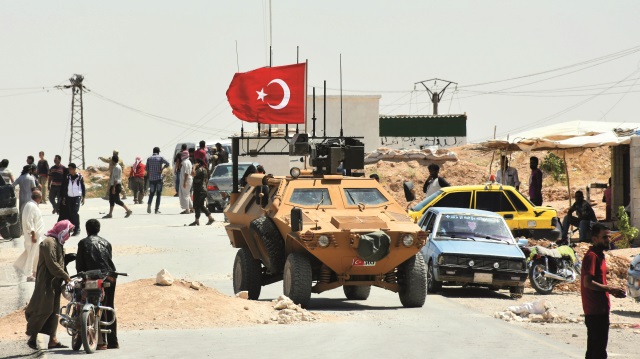TSK ile ABD askeri unsurları Münbiç’te 13. devriye görevini gerçekleştirdi.