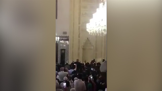 Başkan Erdoğandan Hacı Bayram Camiinde Kuran tilaveti