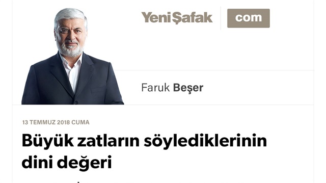 Büyük zatların söylediklerinin dini değeri