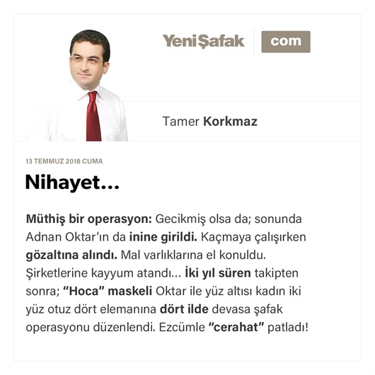 Nihayet…
