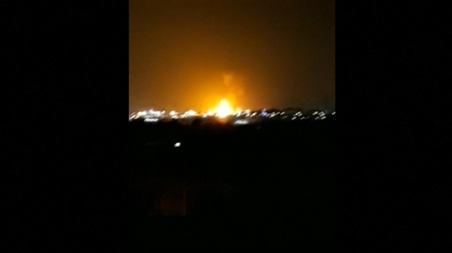 Explosion sets off fire outside Egypt's Cairo airport