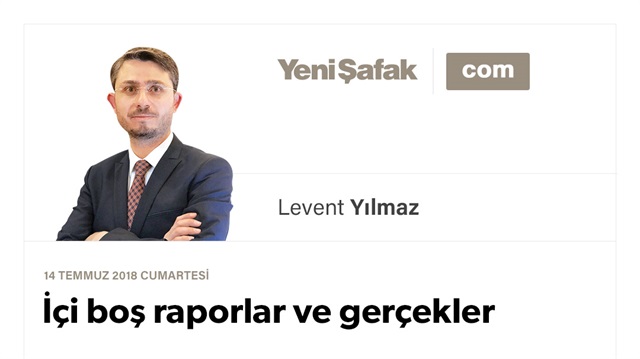 İçi boş raporlar ve gerçekler