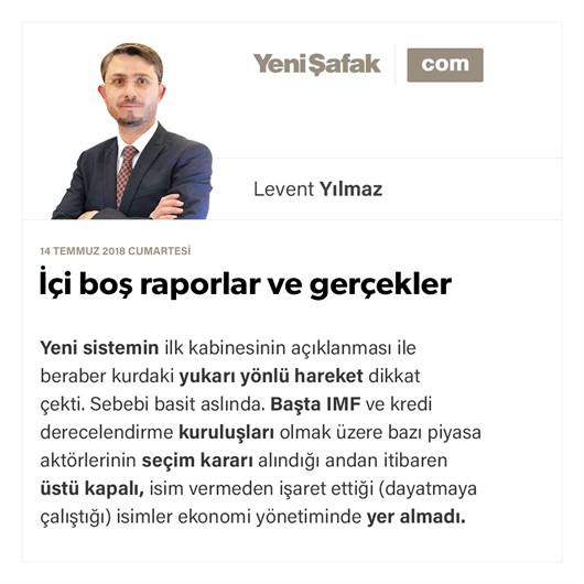 İçi boş raporlar ve gerçekler