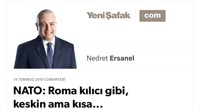 NATO: Roma kılıcı gibi, keskin ama kısa...